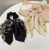 Summer floral Pattern Long Tail Scrunchies